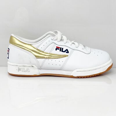 

Fila Mens Original Fitness 1VF80138-136 Белая Повседневная Обувь Кроссовки Размер 7.5, Белый, Original Fitness
