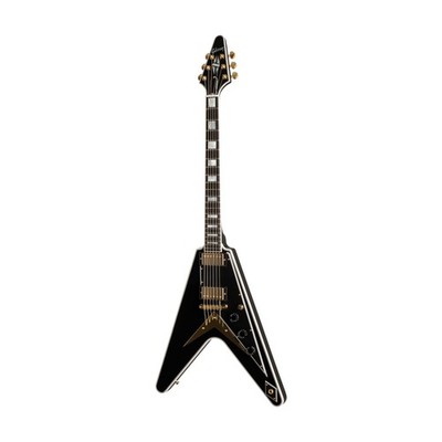 Gibson Flying V Custom Ebony - Custom E-Gitarre
