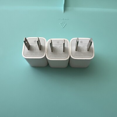 For Apple iPhones- 5W USB Wall Charger Block Cube Power Adapter 1 Per Purchase