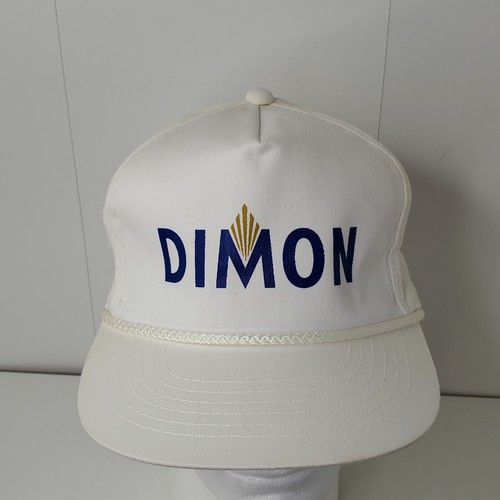 帽子 fuming VTG Snapback Farmer Trucker Hat Dimon Logo Tobacco Leaf