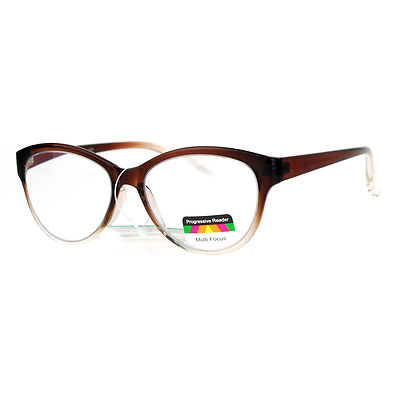 SA106 Cat Eye Multi 3 Focus Progressive Reading Glasses