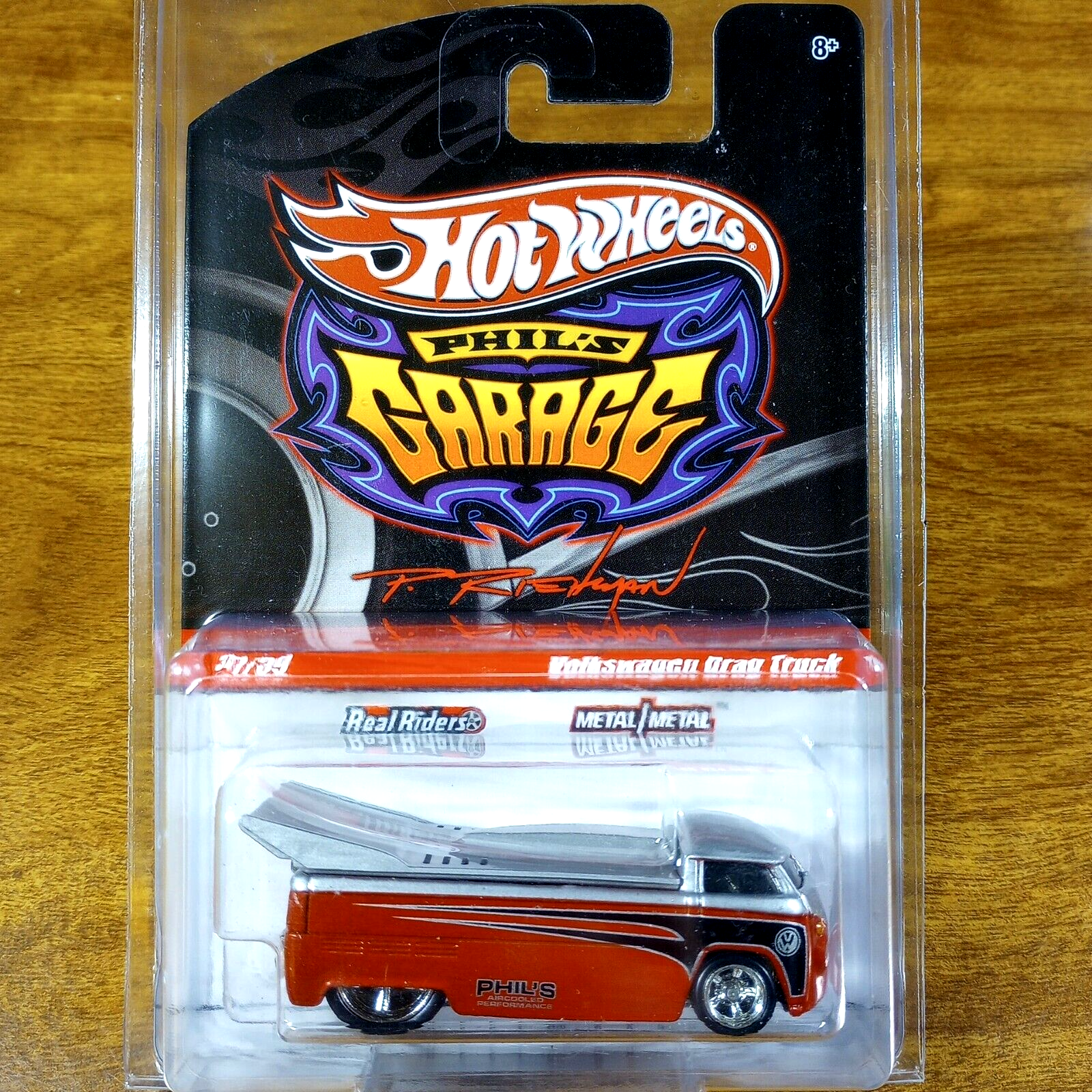 Hot Wheels Phil's Garage VW Volkswagen Drag Truck Metallic