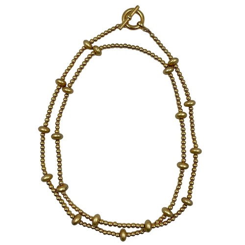 Vintage Long Lauren Ralph Lauren Necklace Polished Matte