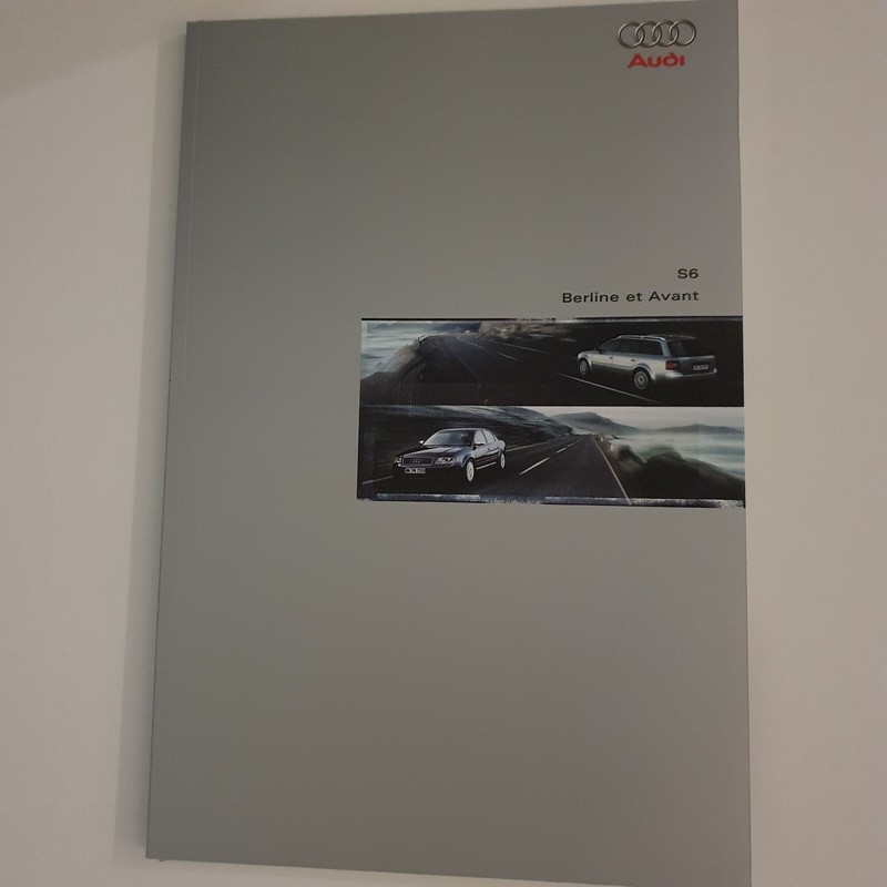 Brochure Audi S6 Berline Et Avant De 04 / 2000