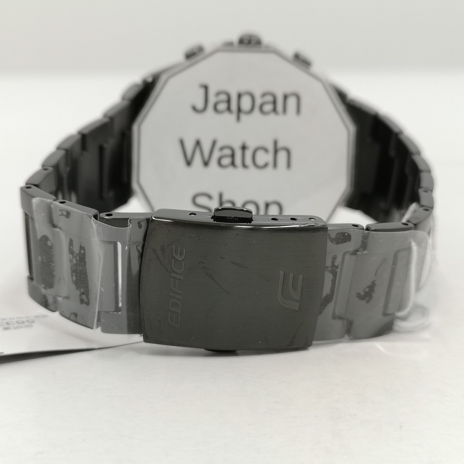 Pre-owned Casio Edifice Efs-s560ydc-1ajf Black Solar Men's Watch In Box