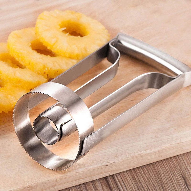 Pineapple Corer Slicer Cutter Eye Peeler Fruit Stainless Steel Tool