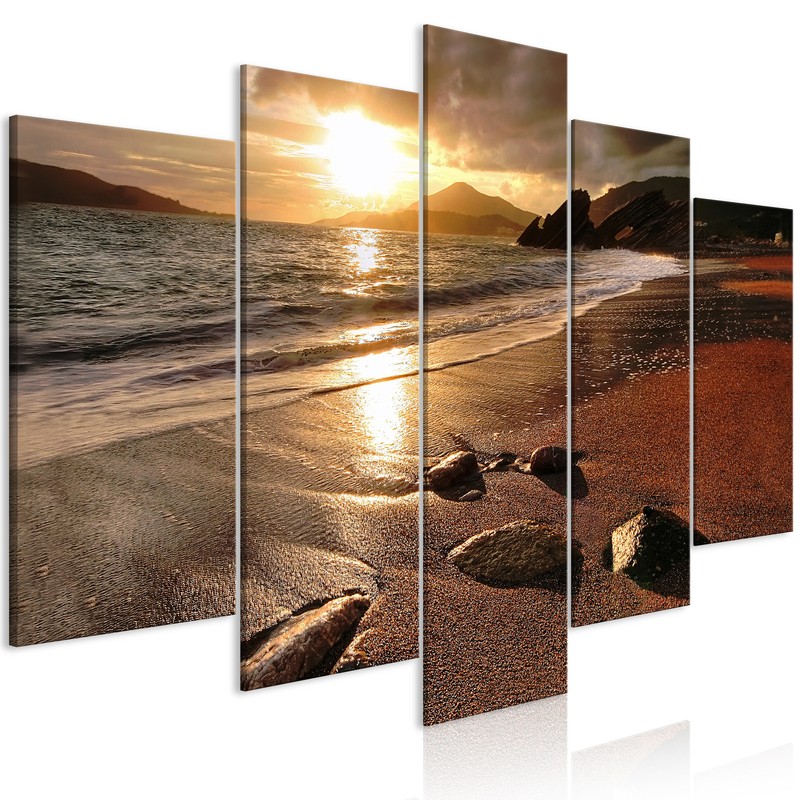 Strand Landschaft Wandbilder Xxl Bild Vlies Leinwand Leinwandbilder C-B-0550-B-M
