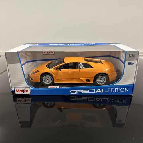 2007 Lamborghini Murcielago LP640 Orange Maisto 1:18 Scale