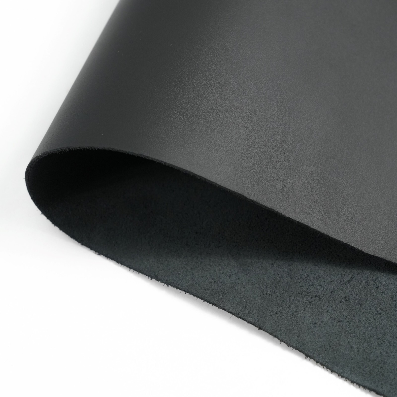 MEISTER SHEET【LEATHER】HAKU BLACK Black Italian Leather Sheets 4.5-5 oz Top Grain Cowhide Pre