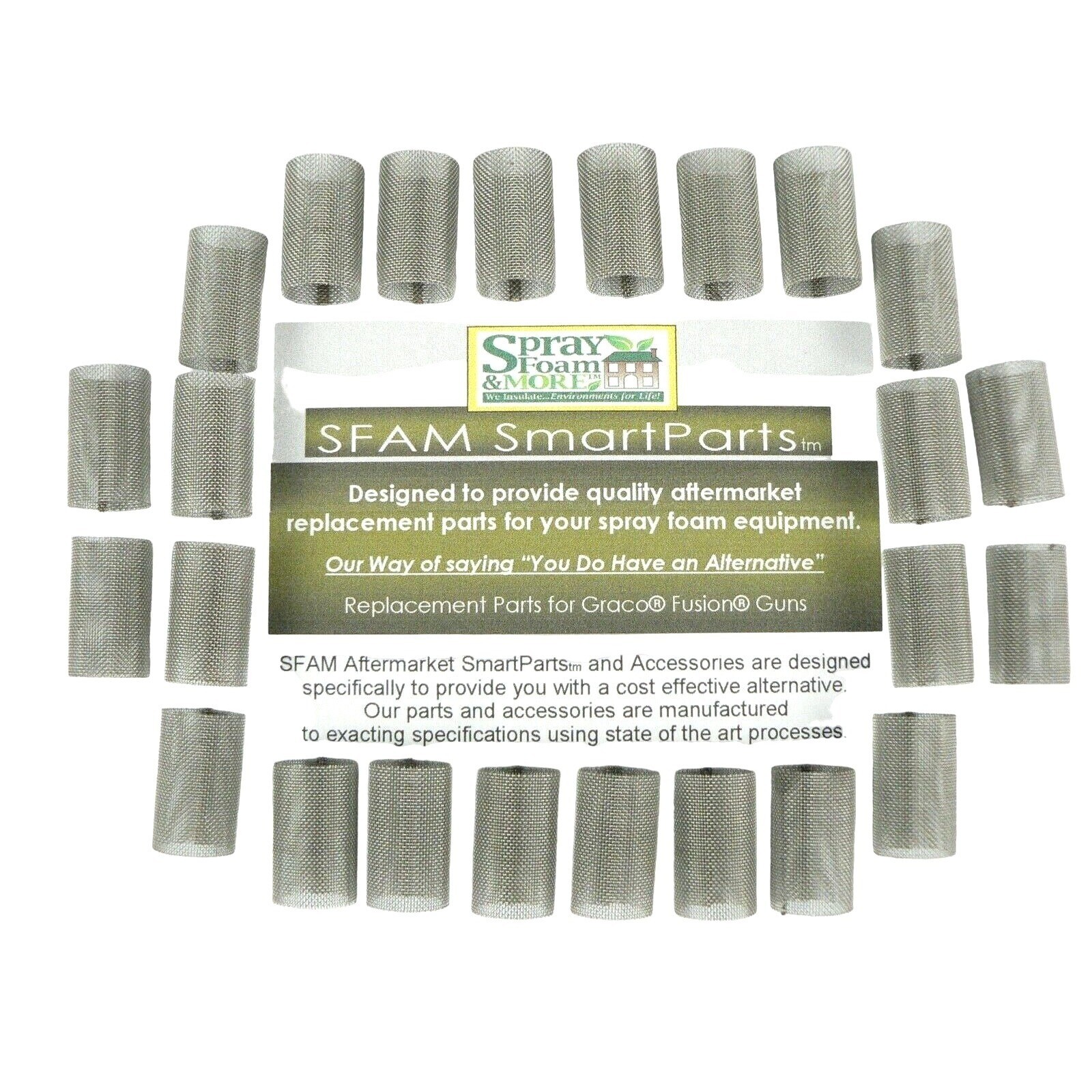 Spray Foam 60 mesh filters 36 pc fits Graco Fusion Air Purge AP guns