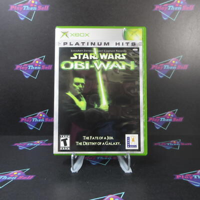 Star Wars Obi-Wan PH Xbox + Reg Card - Complete CIB