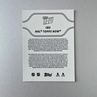 2024 Topps NHL Topps Now #183 Valeri Nichushkin
