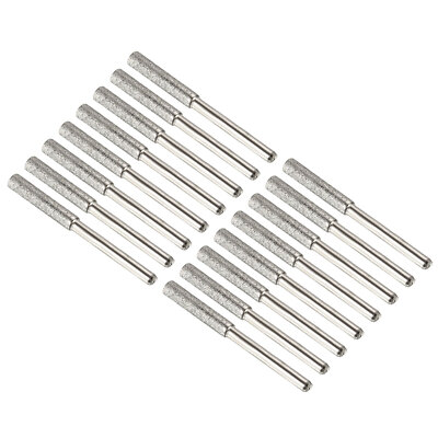 16pcs 5/32'' Diamond Chainsaw Sharpener Sharpening Stone Grinding File Tool