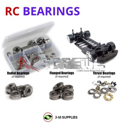 RCScrewZ Metal Shielded Bearings xra004b for XRAY M18 1/18 4WD TC (380000) | SET