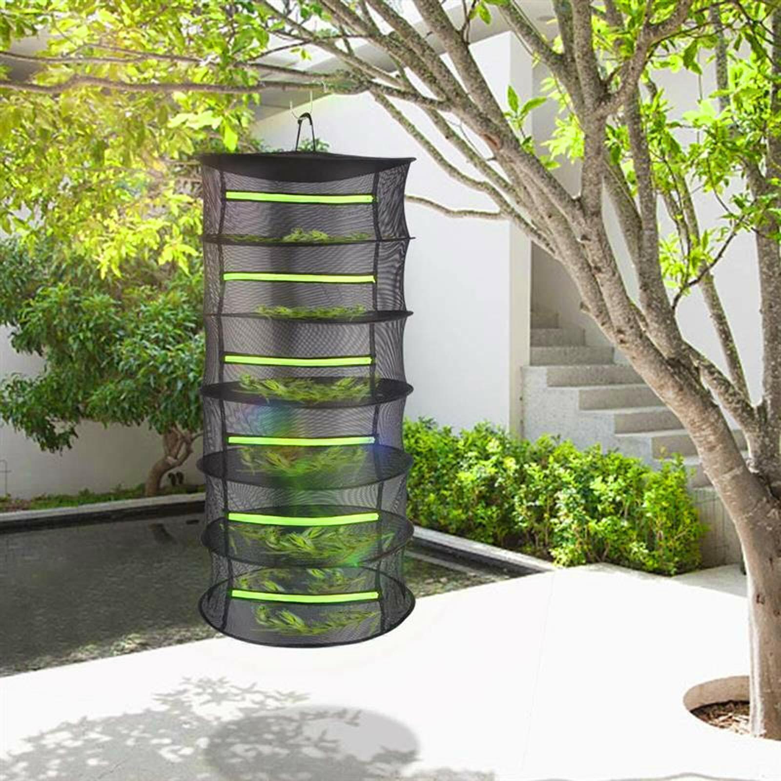 SYJINHUASY Herb Drying Rack Breathable Mesh Drying Rack,Herb Drying Rack Hanging With Zipper For Drying Herb Plants, Seeds, And Buds,Mesh