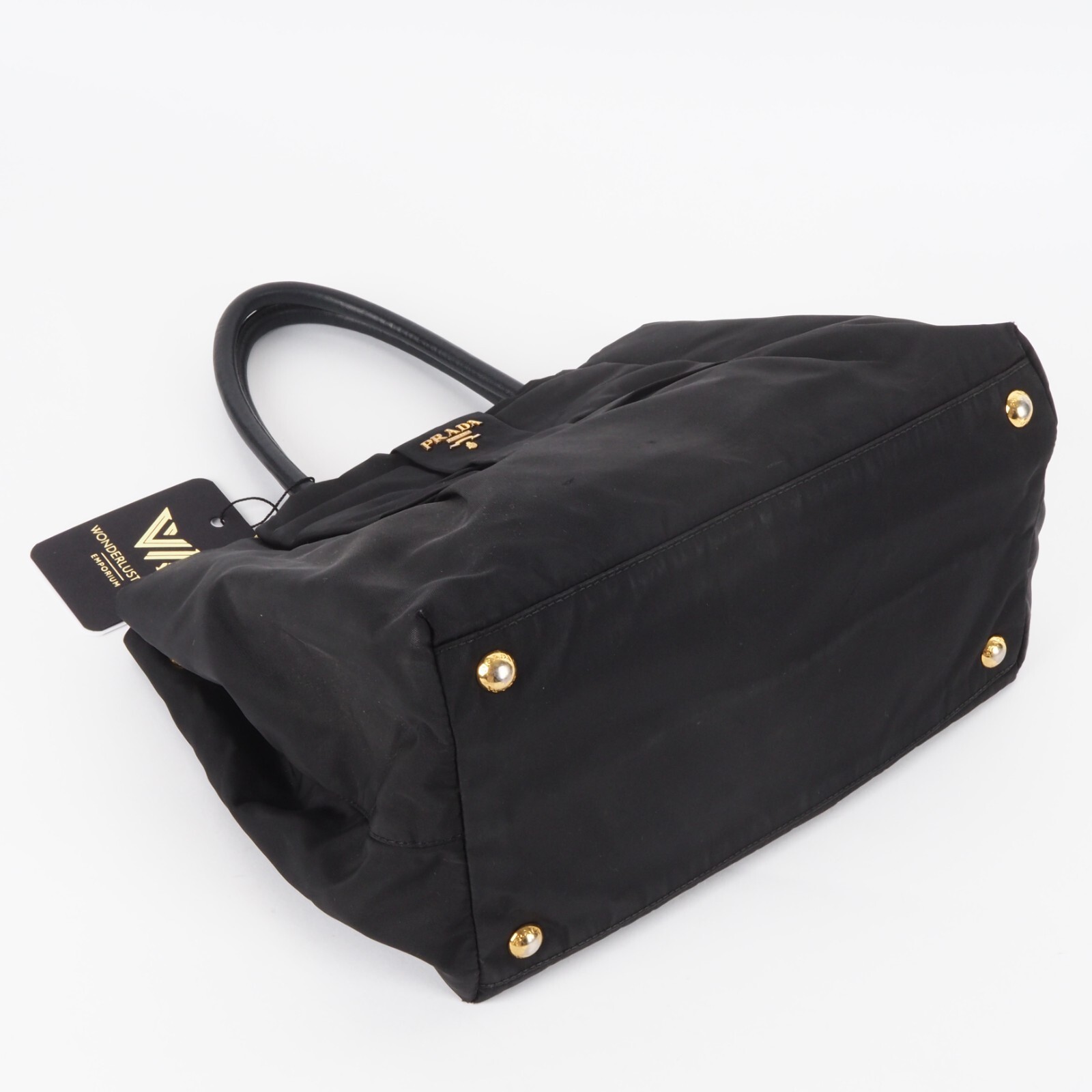 バッグ PRADA TESSUTO NYLON BOW RIBBON HAND BAG PRADA Tessuto Fiocco Nylon Bow Bag Luxury Designer Tote