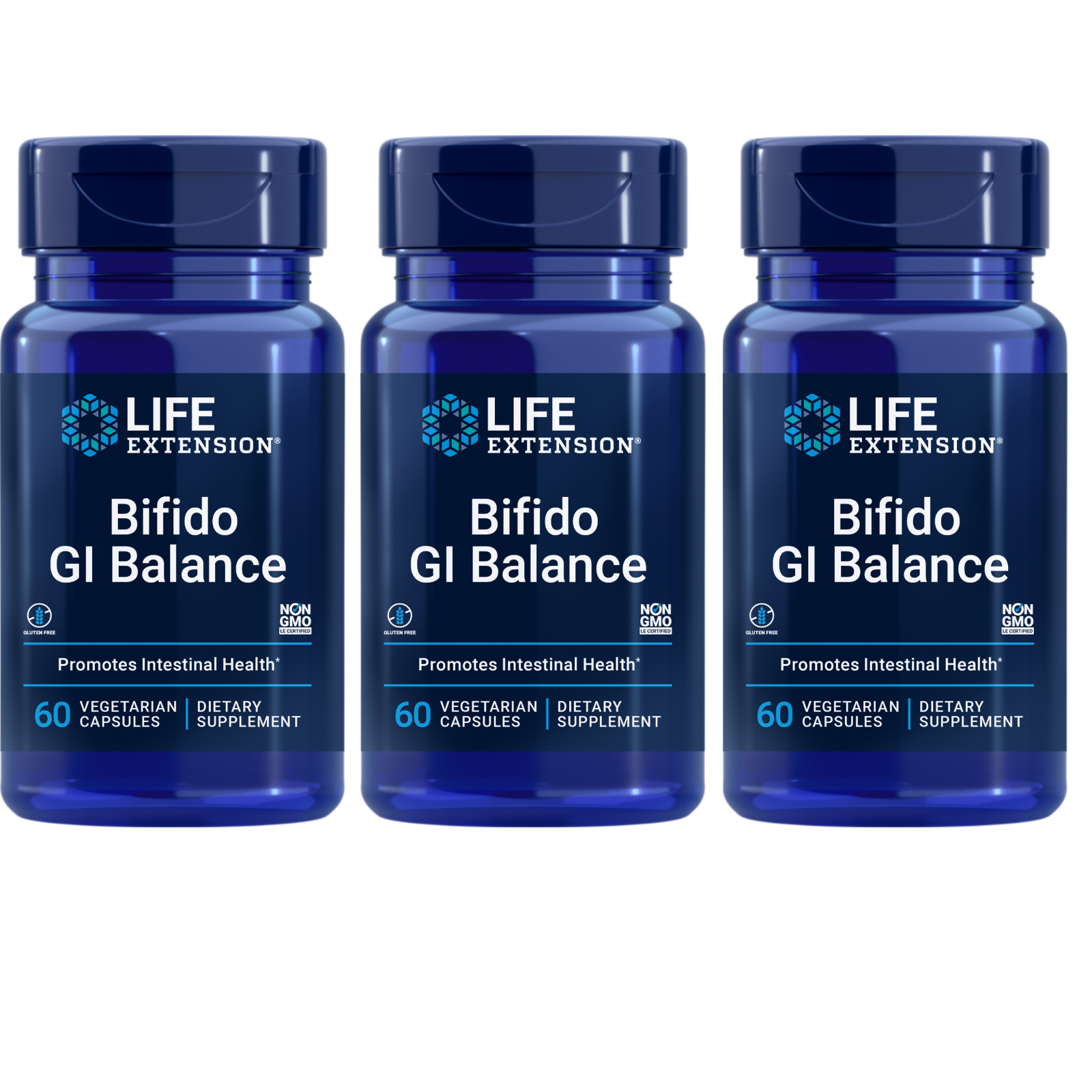 Bifido GI Balance 3X60caps Life Extension Bifidobacterium longum BB536 2 миллиарда