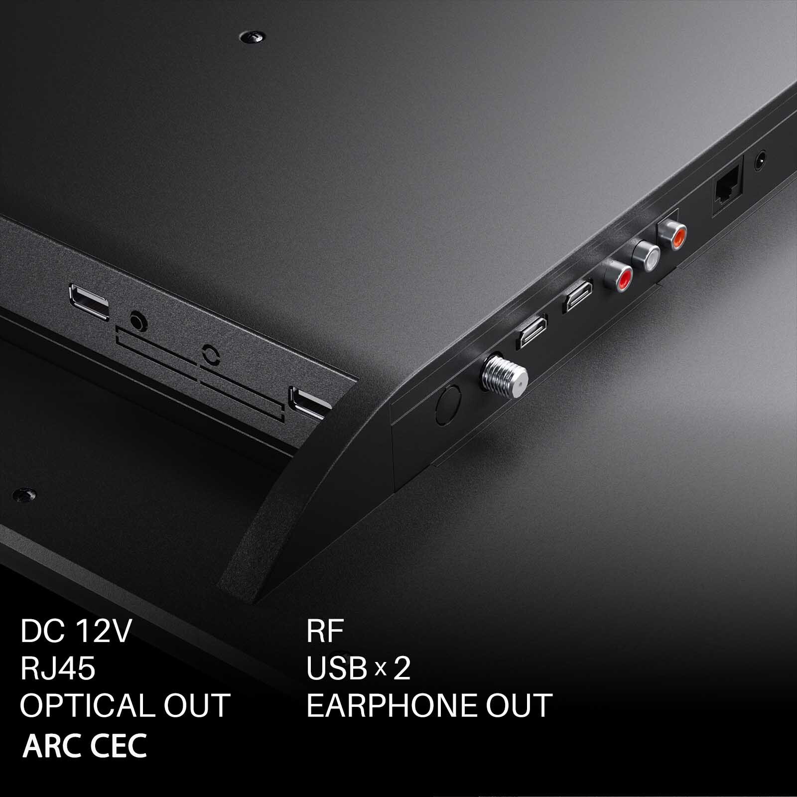 SYLVOX 12/24 Volt TV 32 inch RV TV 1080P Full HD Smart TV with APP Store Camper