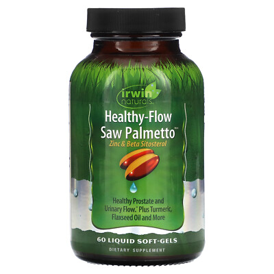 Healthy-Flow Saw Palmetto, 60 мягких желатиновых капсул с жидкостью