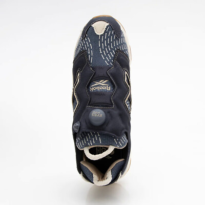 Pre-owned Reebok Instapump Fury 94 [100074848] Men Casual Shoes Obsidian/east Coast Blue