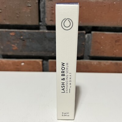 Monat Lash & Brow Enhancing Serum Full Size New In Box 0.34oz