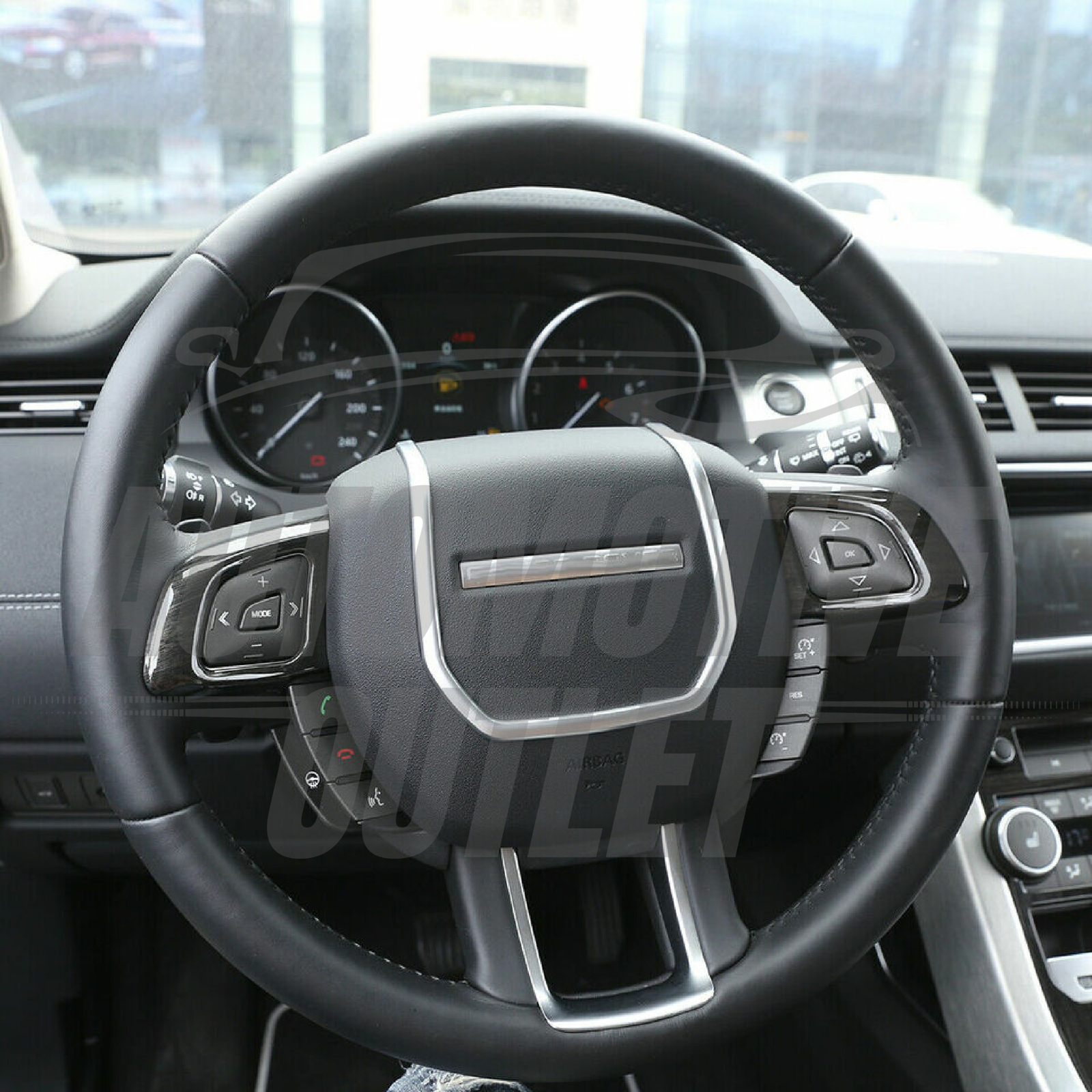 CAR STEERING WHEEL CHROME PLATED TRIM STRIP FITS RANGE ROVER EVOQUE L538 2012-18 14