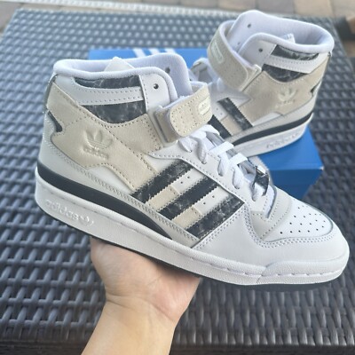 Adidas Forum Mid Women's Athletic Shoes White Black GY9506 Size 11