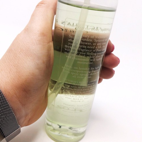 Vintage Victorias Secret Garden Pear Glace Body Splash 8 oz 80% Full