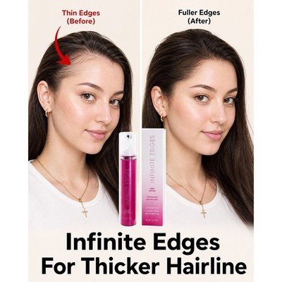Edges Growth Serum Brock Beauty Hairinfinity Infinite Edges  0.51 fl oz 2 Pack