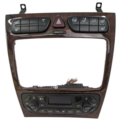 01-05 Mercedes W203 W209 CLK500 CLK320 C230 C320 AC Air Seat Climate Bezel Trim