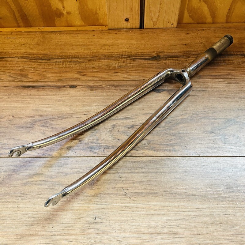 700C Road Fork 1-Inch Threaded Chrome 158 Steerer