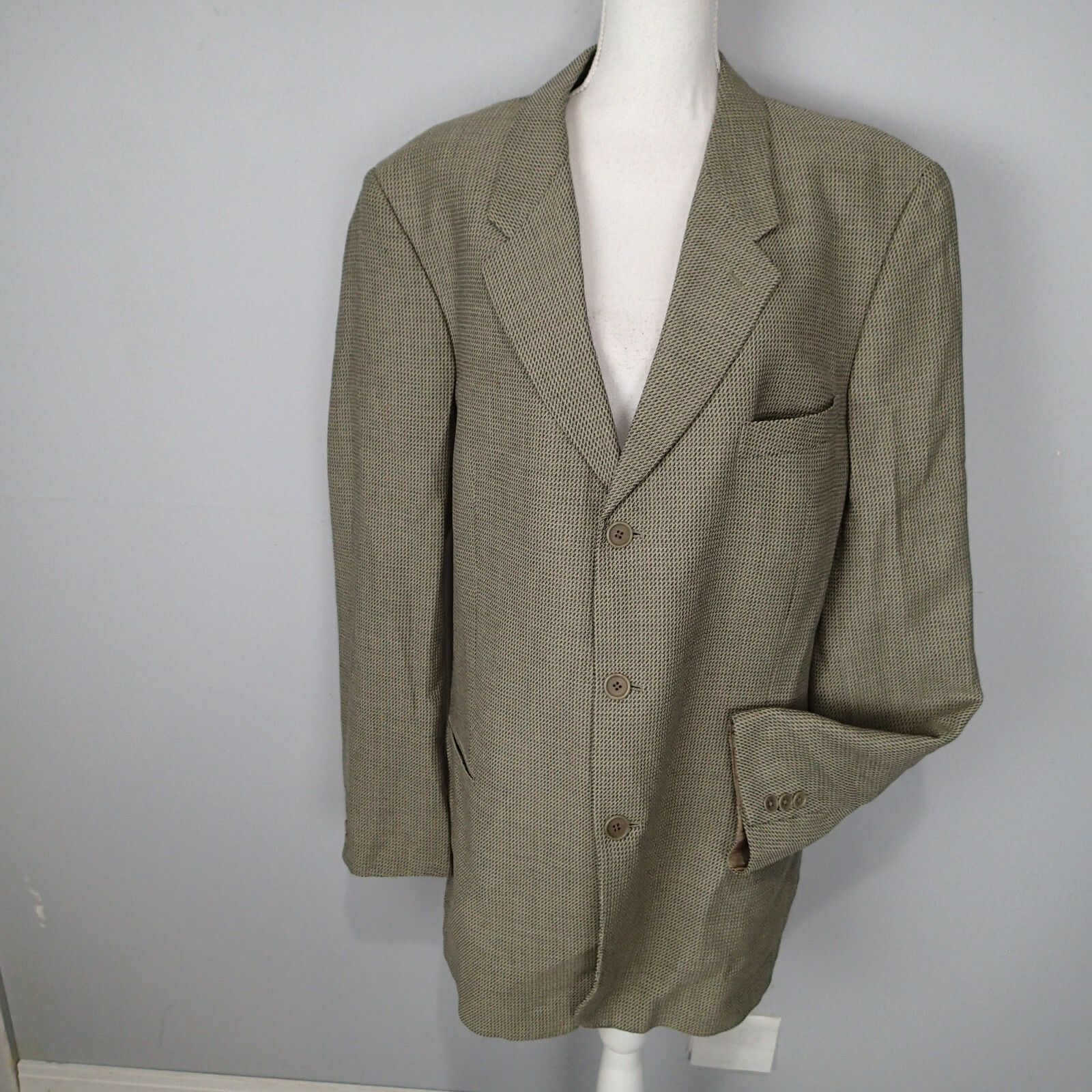 Giorgio Armani le collezioni Mens 44L 3 Button Sport Coat
