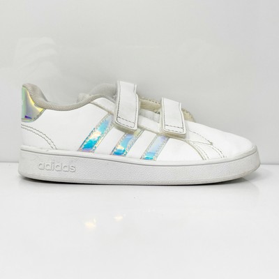 

Adidas Girls Grand Court FW1276 Белая повседневная обувь Кроссовки Размер 10K, Белый, Grand Court