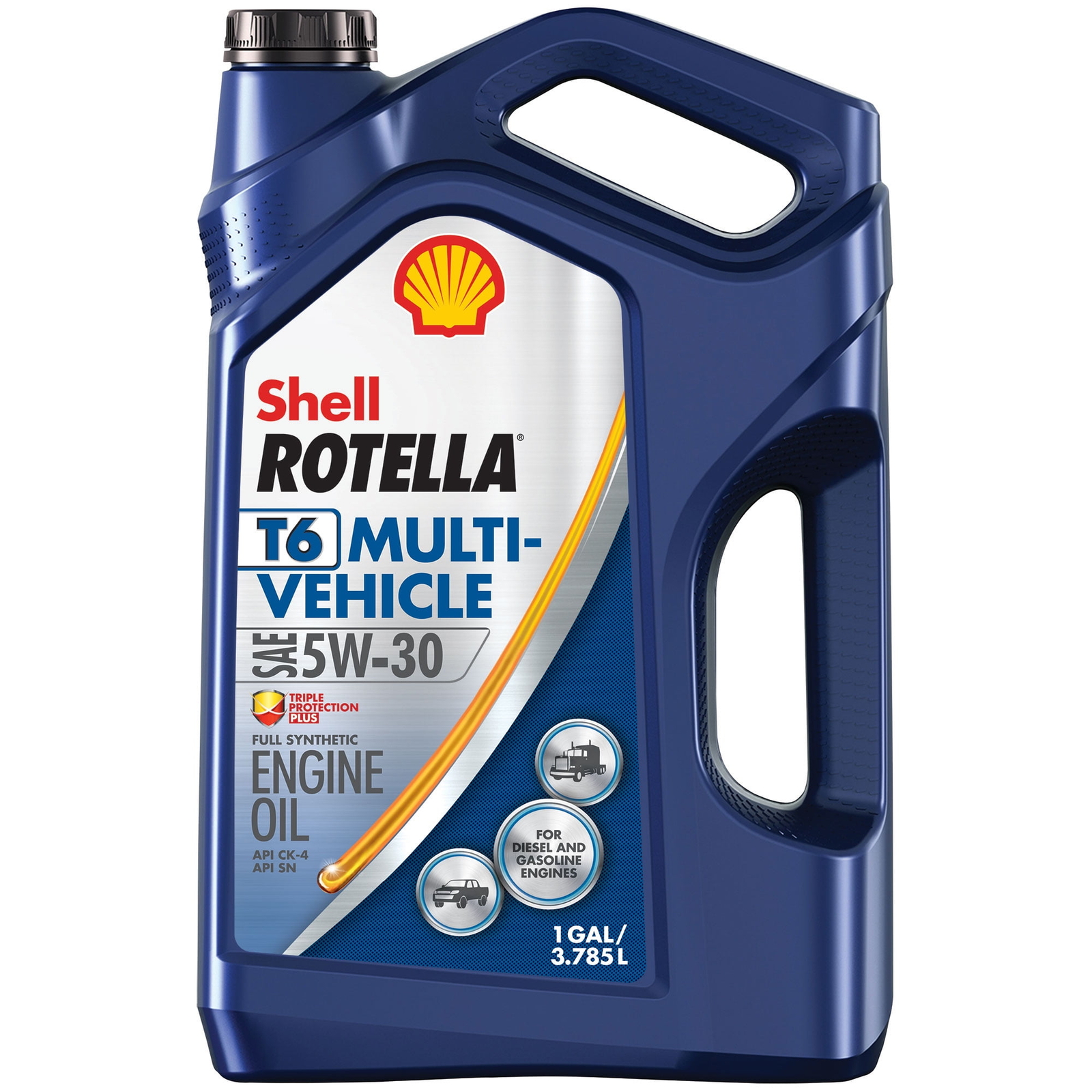 Rotella T6 Full Synthetic 5W-30 Diesel Oil1-Gallon for Multi-Vehicle Application
