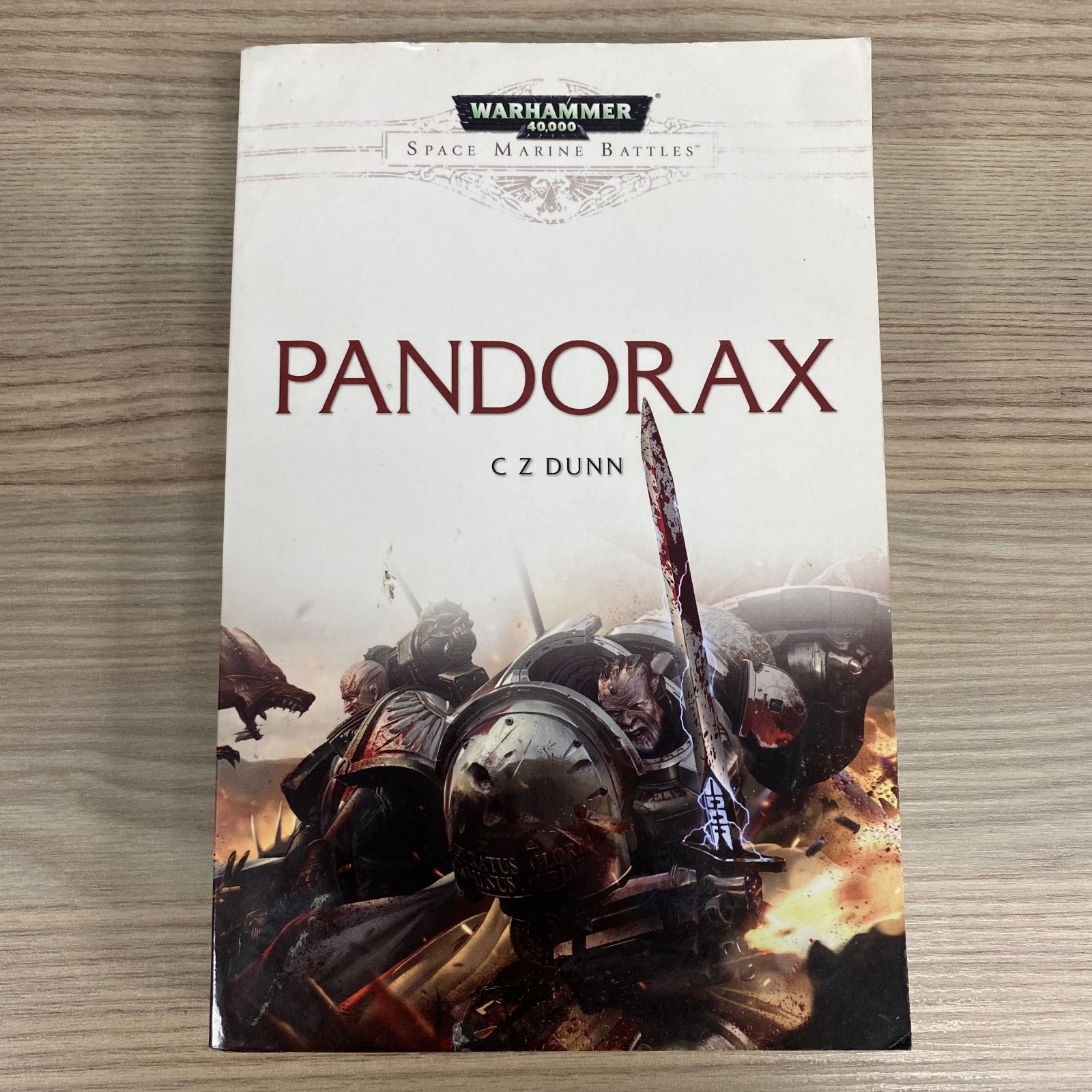 PANDORAX SPACE MARINE BATTLE NOVEL BOOK WARHAMMER 40K 2014 GREY