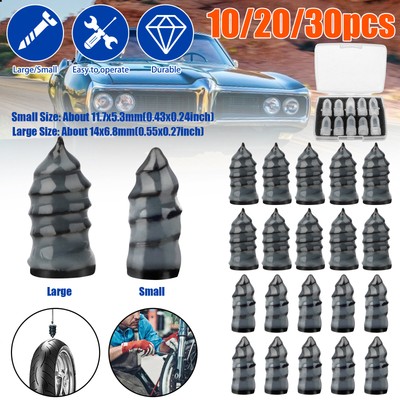 10-30x Car Vacuum Tyre Repair Nail Tubeless Tire Repair Rubber Nails Repair Tool