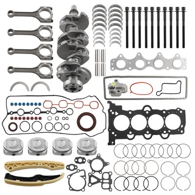 Engine Rebuild Kit w/ Crankshaft Con Rods Gasket Kit FIT HYUNDAI KIA 1.6L