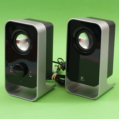 Logitech LS11 Active Stereo Computer Speakers w/ 3.5mm input S-00035