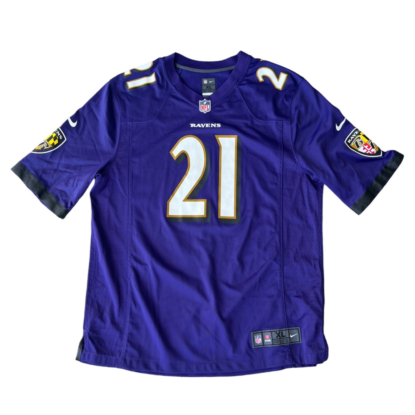 NIKE - 【NIKE】Ravens チームロゴ刺繍 ベースボールシャツ A-3445 NIKE】Ravens チームロゴ刺繍 ベースボールシャツ A-3445 - メルカリ