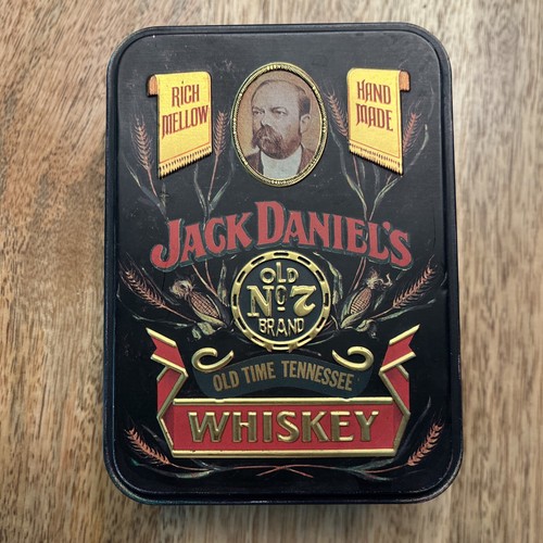 Vintage Jack Daniels Old Time Tennessee #7 Whiskey Tin Box