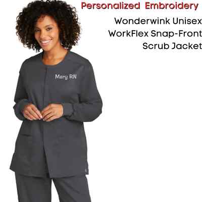 Custom scrub deals jacket