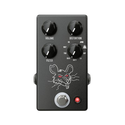 JHS PackRat Distortion/Fuzz Effects Pedal, Black
