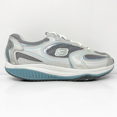 

Skechers Womens Shape Ups XF Accelerators 12320 Silver Повседневная обувь Кроссовки 9.5, Серебряный, Shape Ups XF Accelerators