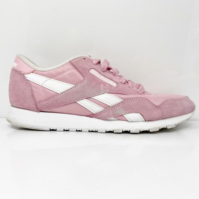 

Reebok Женские Классические Нейлоновые FW2185 Розовые Повседневные Кроссовки Размер 8, Розовый, Classic Nylon