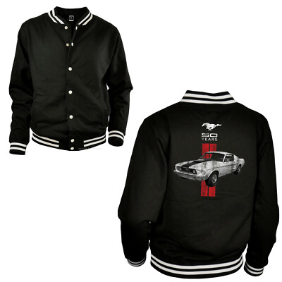 Ford Mustang Jacke Licensed american classic Muscle Car Sweatjacke *0030 bl