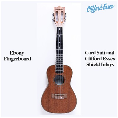 THE CLIFFORD ESSEX GAMBLER CONCERT UKULELE.