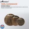 Arborea Smack Stack Cymbal Pack 3 Pieces 7