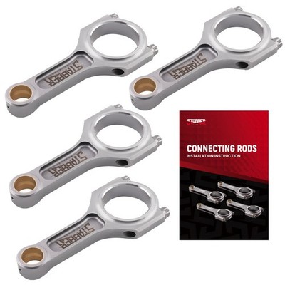 Racing Connecting Rods for Audi TT VW Passat 1.8T 20V 144mm I-Beam W/ ARP 2000
