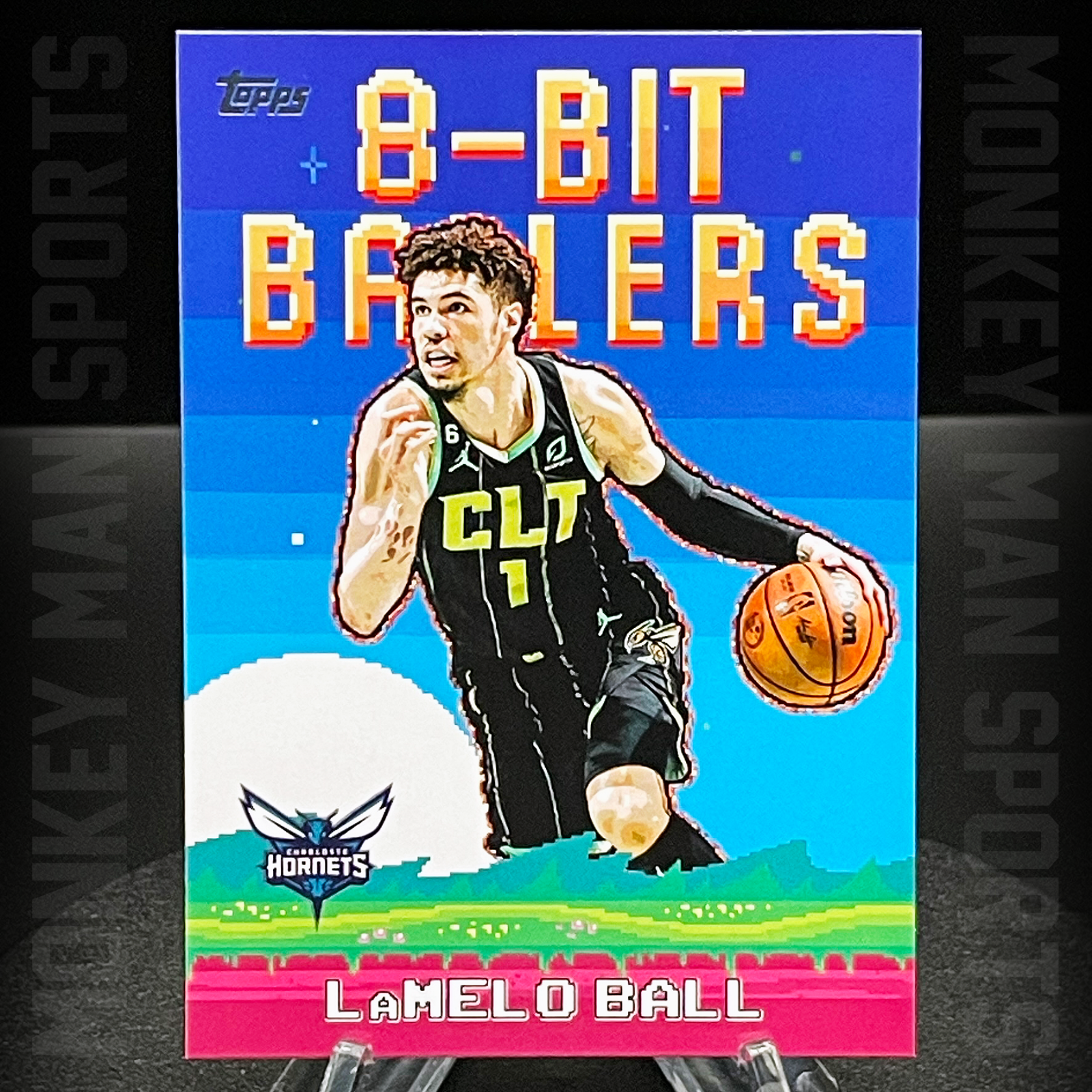 2025-26 Topps - LaMelo Ball - 8-BIT BALLERS #8B-17 HORNETS MINT