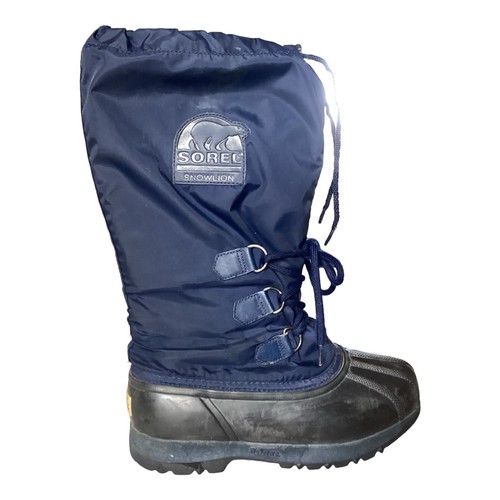 ソレル　SNOWLION Sorel Winter Snow Boots Snow Lion 2 Women's Size 7 Blue Duck